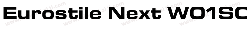Eurostile Next W01SC Bold字体转换